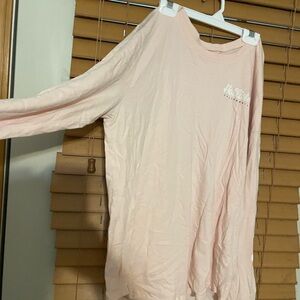 Hollister Pink Pajama Set Intimates & Sleepwear